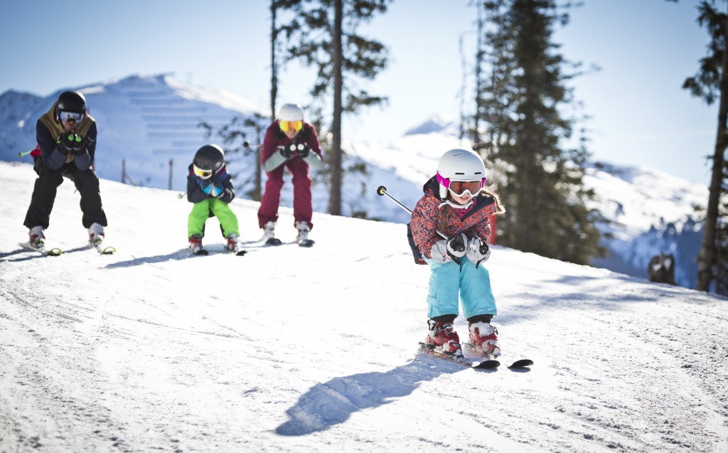 Kids play at Saalbach