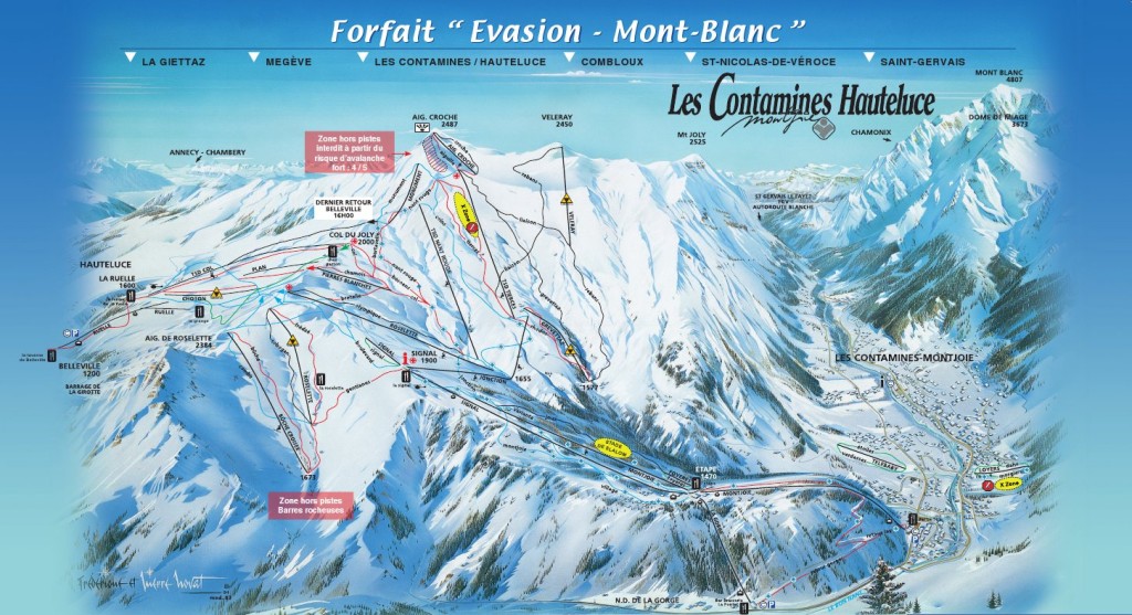 Les-Contamines-Piste-Map