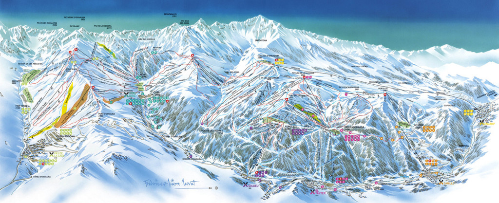 Grandvalira Piste Map