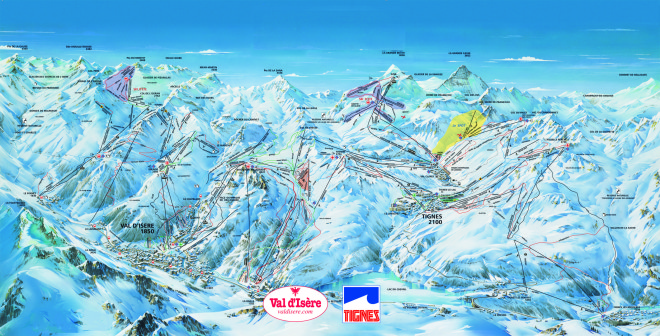 Tignes-piste-map