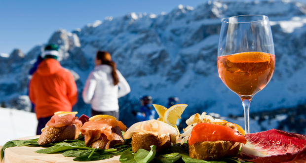 Skiing, Eating, and Drinking in Alta Badia
