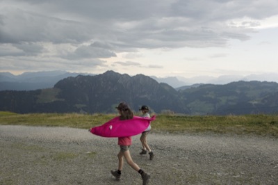 Family walking trail in Alpbach