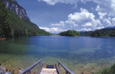 Reintalersee lake in Kramsach_