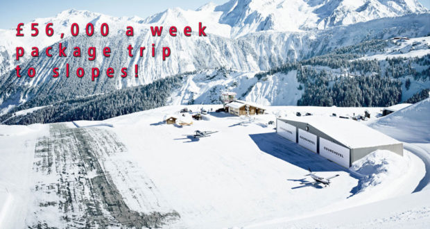 £56,000 a week package trip to slopes!
