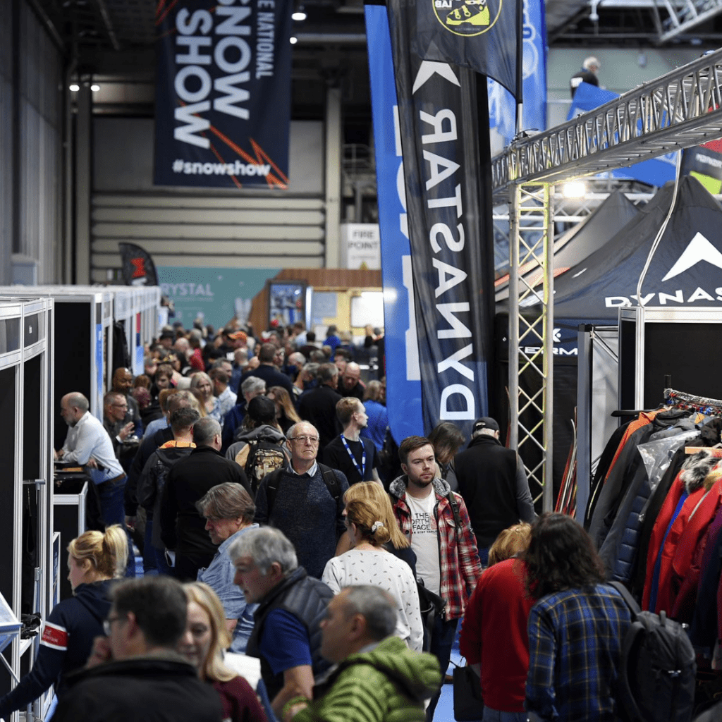 Crowds at Snowshow
